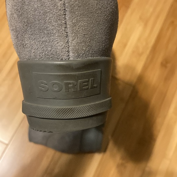 Sorel Evie II Zip Suede Waterproof Ankle Gray Color Women’s Size 9 - Picture 6 of 7